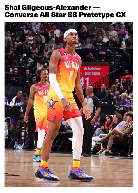 SHAI GILGEOUS-ALEXANDER signed CONVERSE Shoes "ALL STAR BB CX" EXACT ...