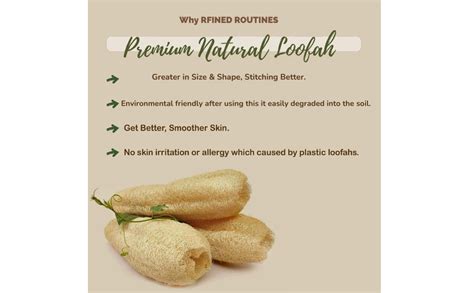 Buy Rfined Routines™ Natural Loofah For Bathing | Organic Sun Dried ...