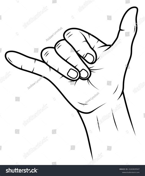 Greetings Hawaii Aloha Welcome Handwritten Finger Stock Illustration ...