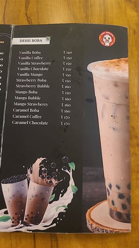 Menu at Dessi Dumplings, Coimbatore