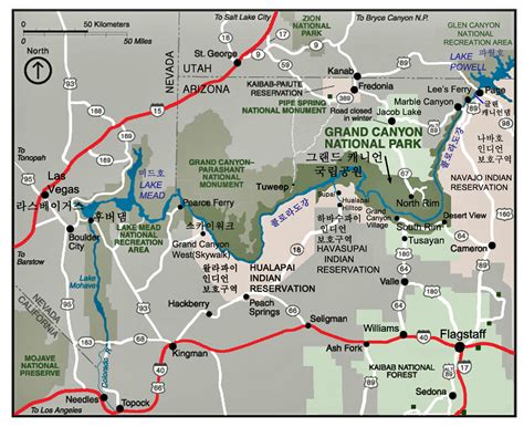 File:Grand canyon area map.jpg - Wikitravel Shared