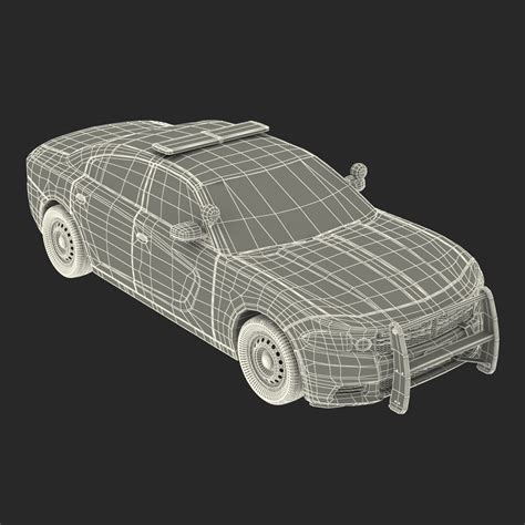 3D model Generic Police Car Rigged | 3D Molier International
