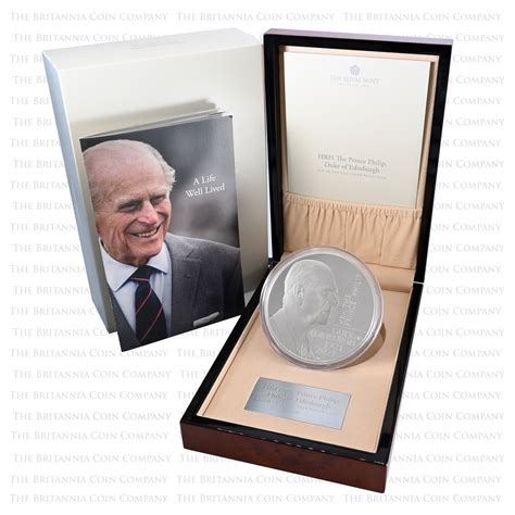 2021 Prince Philip Silver Proof Kilo Coin