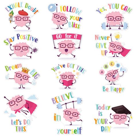 Buy 72 Pcs Growth Mindset s Bulletin Board Decorations Classroom s ...