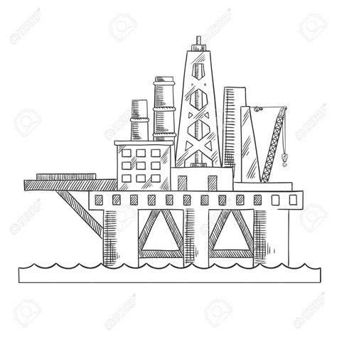 Drilling Rig Drawing at GetDrawings | Free download