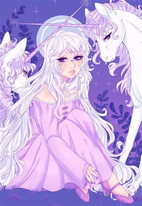 The Last Unicorn art > Lady Amalthea | fernybee_ | Unicorn art, Unicorn ...