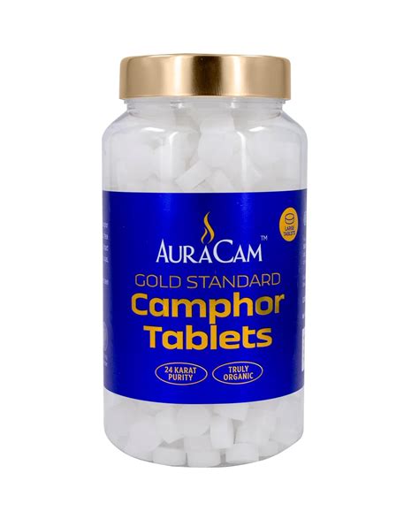 AuraCam Gold Standard Camphor Tablets for Puja, Meditation ...