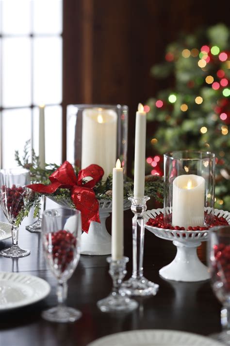 holiday decorating with flameless candles | Christmas candle ...