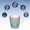 Buy Femora Handcrafted Ceramic Coffee & Tea Cup Set of 6, 160 ML ...