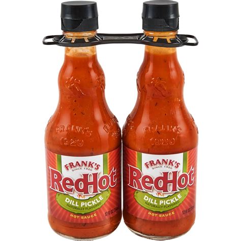 Frank's RedHot Dill Pickle Hot Sauce, 12 Fluid Ounce (Pack of 2 ...