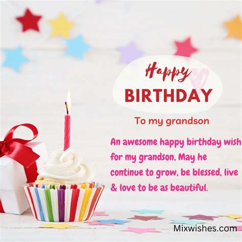 50+ Beautiful Birthday Wishes For Grandson Images - Happy Birthday Wishes