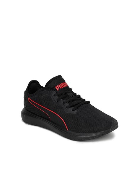 Puma Shoes Black And Red