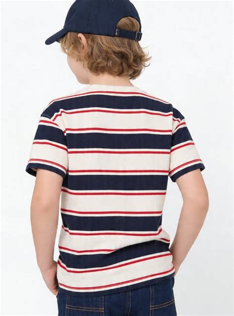 Buy Boys Striped T-shirt Online at just Rs. 299.0 - 1000016465176 | Max ...