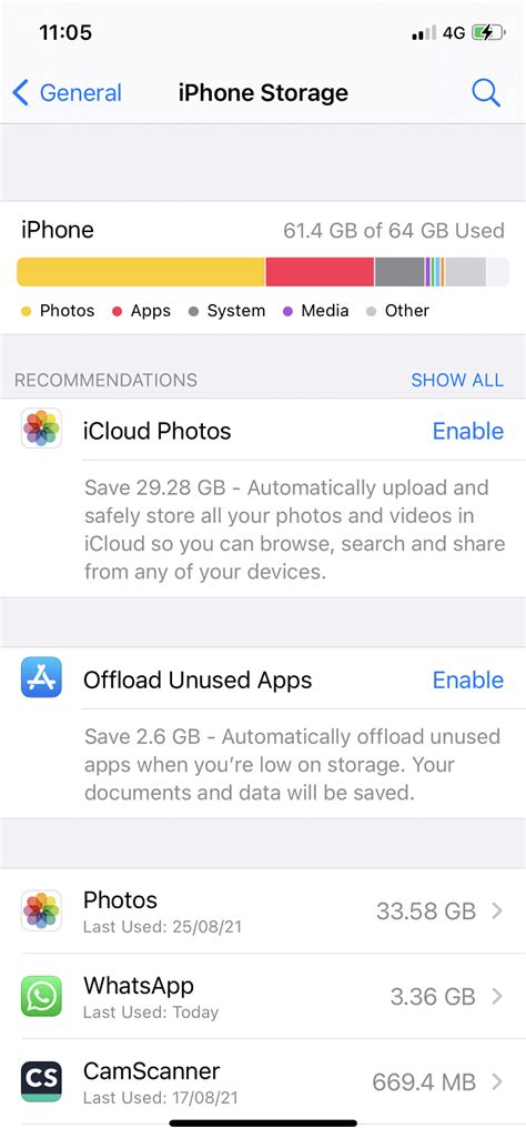 Image result for iPhone Backup Storage Full