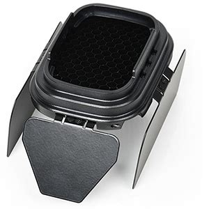 Buy Godox BD-07 Barn Door Detachable Honeycomb Grid 4 Color Filters ...