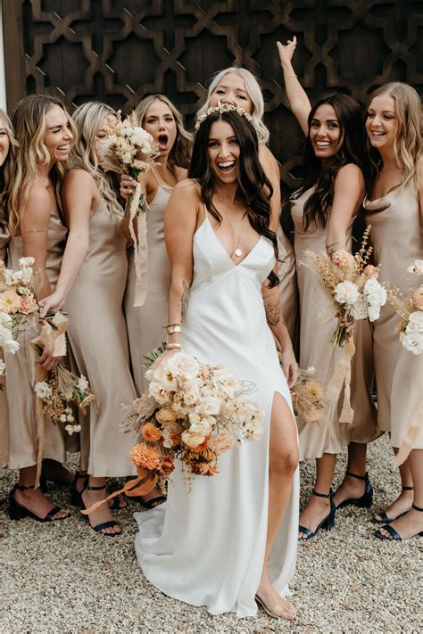 The Most Stunning Champagne Bridesmaid Dresses in Every Style