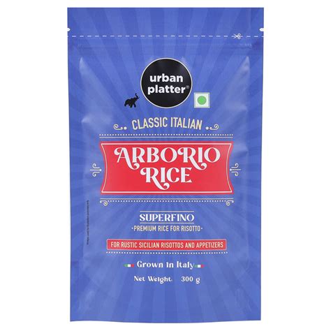 Urban Platter Classic Italian Arborio Rice, 300g (Risotto Rice | Short