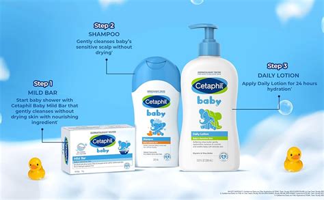 Cetaphil Baby Mild Bar 75gm, Kids Soap for Bath, White, Medium : Amazon ...