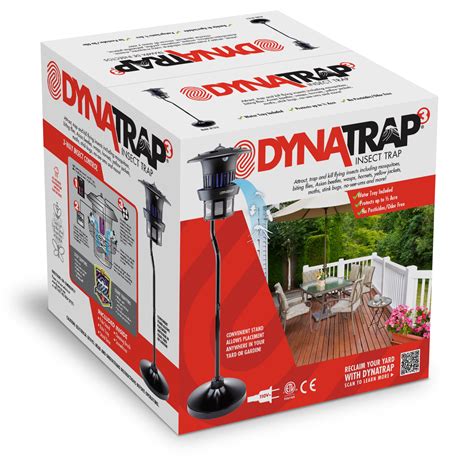 Buy Dynatrap 1/2 Acre Black Insect Trap with Pole Mount and Water Tray ...