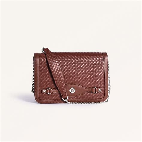 Soi Tresse Menue Brown Sling Bag Online - Premium Sling Bag | Nestasia