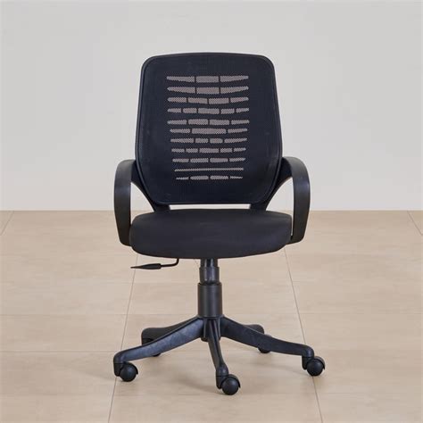 Buy (Refurbished) Lewis Zuri Mesh Office Chair - Black from Home Centre ...