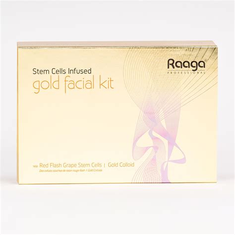 Raaga Professional Stem Cells Infused Facial Kit, Gold, 61 g : Amazon ...