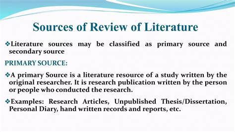 Review of Literature | PPTX