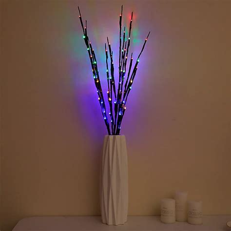 Warm White Led Branch Light, Battery Operated Lighted Branches Vase ...