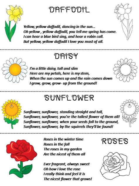 Slide1.JPG (720×960) | Flower poem, Kids poems, Songs about flowers