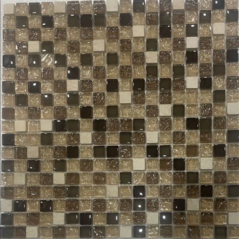 Mosaic XP-66 Tile 12x12 – Earthy Glass & Stone Mosaic Tile