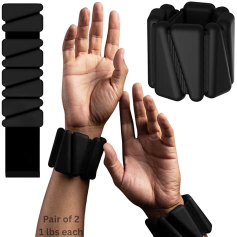 Wrist & Ankle Weights (1lbs x 2) : Black – XFyt