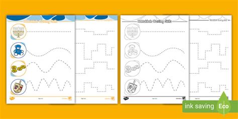 Hanukkah Dreidel Craft Worksheet