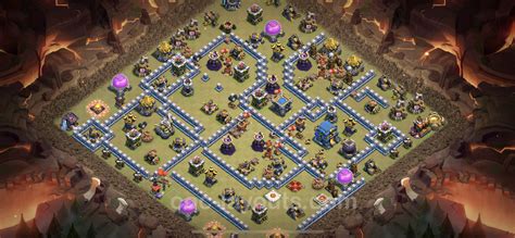 Best Anti 2 Stars War Base TH12 with Link, Anti Everything - Town Hall ...