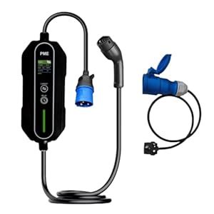 PME 7.2kW Portable EV Charger | 32A (1 Phase) | IP67 | Long 6m Cable ...