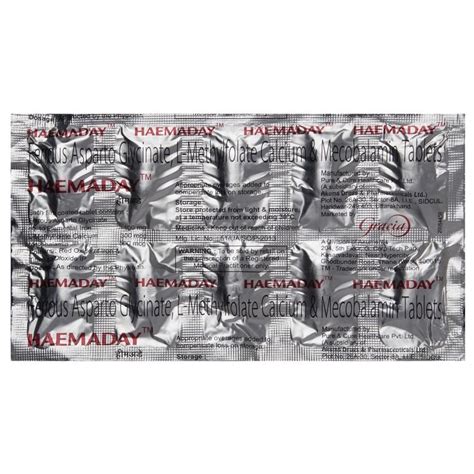 Buy Haemaday Tablet online | Uses, Side Effects, Price and substitutes ...