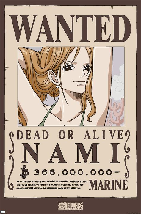 Nami Wanted Poster Wallpaper