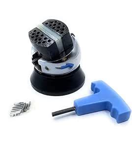 Ceznek Engraving Block 3" with Rubber Base & Pins Rotating Head with ...