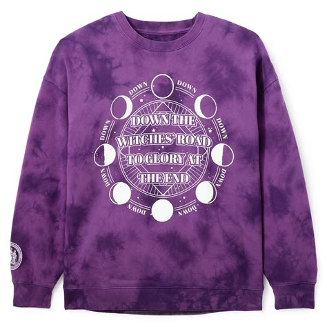 Agatha All Along Tie-Dye Glow-in-the-Dark Pullover Sweatshirt for ...