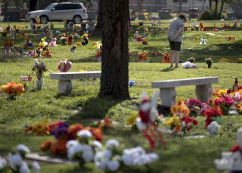 A blue SUV sped over graves at San Fernando Cemetery II