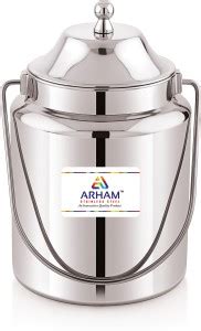 ARHAM STAINLESS STEEL Steel Milk Container - 5 L Price in India - Buy ...