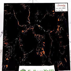 Jual QC585 GRANITE LANTAI 60X60 OMTA BLACK SERENITY GLOSSY KW1 - Kota ...