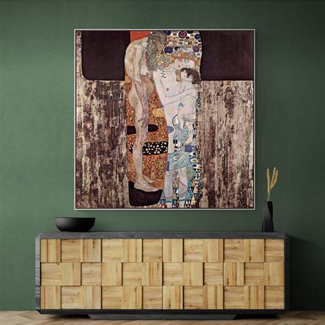 The Three Ages of the Woman by Gustav Klimt Wall Art