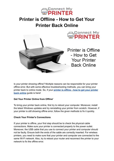 Image result for Turn Printer Back On