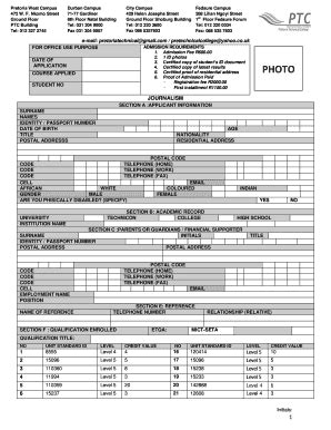 Fillable Online pretoriatechnical co Pretoria West Campus ...