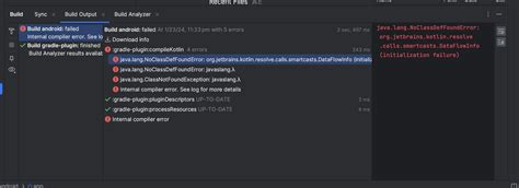 Image result for Task Gradle Compilekotlin Failed