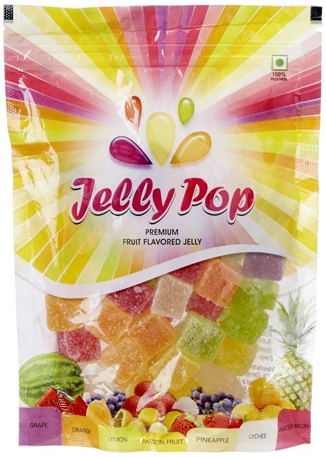 Jelly Pop Fruit Jelly Pouch, 200G : Amazon.in: Grocery & Gourmet Foods