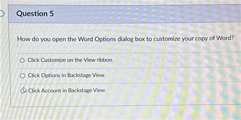 Image result for Word Options Dialog Box