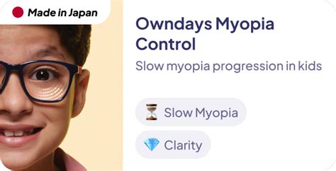 Owndays Myopia Control Lenses