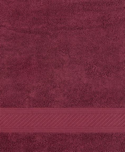 Buy Cotton Terry Ultrasoft and Durable Solid Hand Towel - Burgundy ...