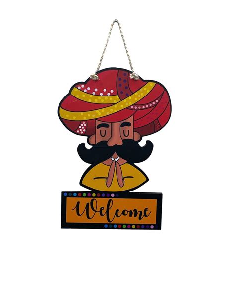 Walleaf™ Welcome Wall Hanging Wooden Decoration Items for Home | Living ...